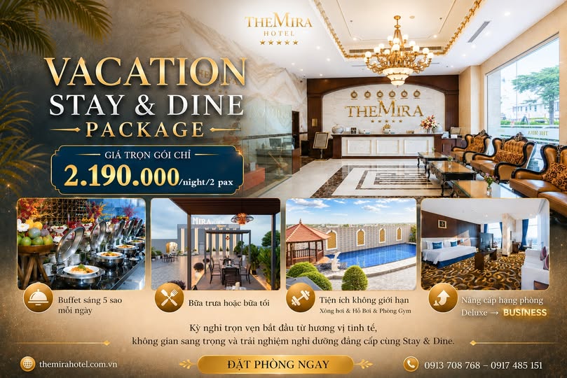VACATION STAY & DINE PACKAGE